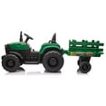 thumbnail image 4 of Eastvita 12V Ride-On Tractor w/Trailer, Dual 40W Motors, LED, USB, MP3, 4 of 6