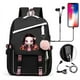 thumbnail image 1 of Mochila de anime Demon Slayer Nezuko chenyi estilo casual 20-35L Doble elevador Color sólido, 1 of 1