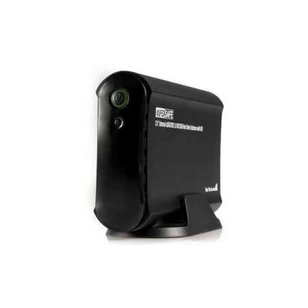 Startech dot com StarTech dot com 3.5in Black eSATA USB 2.0 to IDE SATA External Hard Drive Enclosure 2V1...