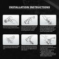thumbnail image 7 of Thrifco 4809028 5 Pattern Multi-Function Massage Wall Mount Handheld Shower Head – Brushed Nickel, 7 of 7