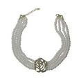 thumbnail image 1 of Estilo Francés Hueco Flor Perla Collar Femenino Retro Exquisito Clavícula Cadena, 1 of 8