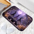 thumbnail image 6 of 1pc Halloween Pattern Absorbent Non-Slip Bathroom Thickened Flannel Rug Decor,Soft,Quick Drying,Suitable For Indoor/outdoor Use,Bathrooms,Bedrooms,Kitchens,Terrace,Laundry Rooms,16"x24", 6 of 9