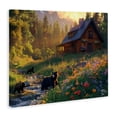 thumbnail image 2 of Stupell Industries Rustic Lodge Bears at Floral Cabin Canvas Art, 40 x 30, by Jim Baldwin, 2 of 7