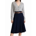 thumbnail image 2 of Jaimenalin Women'S High Waist A-Line Skirt Flared Midi Skirt Vinage Skirt with Belt M, 2 of 7
