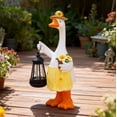 thumbnail image 7 of Porch goose, garden statue goose, front yard lawn, home courtyard art decoration, 7 of 7