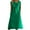 Green, variant on Women's Sleeveless A-Line Casual Dress - Summer Front Knot Detail & Versatile Midi Length for Semi-Formal/Casual Occasions Yellow 2XL