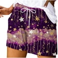 thumbnail image 2 of T-shirt Décontracté à Manches Courtes et Col en V pour Femmes avec Imprimé Floral, 2 of 5