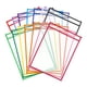 thumbnail image 1 of EeaseMX 10 bolsillos transparentes de borrado en seco para documentos, de colores surtidos, para oficina y escuela., 1 of 7