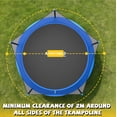 thumbnail image 4 of Mersco 14ft Trampoline PLAY Heavy Duty Outdoor Trampoline for Kids and Adults, Backyard Trampoline with Enclosure Net for Family Fun,Jumping Trampoline for Boys and Girls Birthday Gift ,Blue, 4 of 12