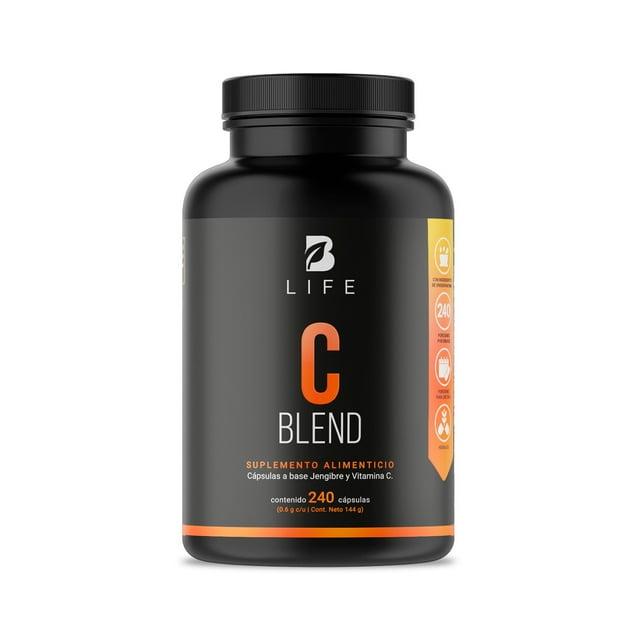 Vitamina C + Jengibre BLIFE 240 Cápsulas 600 mg