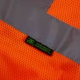 thumbnail image 4 of 3C Products ANSI/ISEA 107-2015 Class 2 Light Weight Safety Orange Cool Mesh Safety Vest w/ Zipper Closure & 2 Inside Pockets - SV1400-4XL, 4 of 7