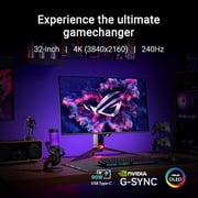 ASUS PG32UCDM 32 UHD DisplayWidget Center Computer OLED Monitor Gaming, Black