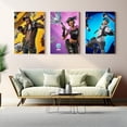 thumbnail image 2 of Fortnite Canvas Wall Art by DreamController Set of 3 - 16x24 inches Wall Decor | HD Printed & Wooden framed wall art | Modern Wall Decor for Gift | Made in USA, 2 of 5