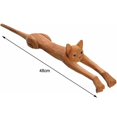thumbnail image 4 of Rascador de espalda con forma de gato, mango largo, herramienta de madera para rascar y masajear, regalo, 4 of 4