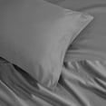 thumbnail image 5 of Superior Egyptian Cotton 1500 Thread Count Pillowcase Set of 2, Grey, 5 of 7