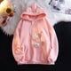 thumbnail image 3 of Sudadera con capucha y orejas de oso Kawaii de Harajuku, sudaderas lisas de manga larga con capucha, prendas de vestir casuales gruesas de terciopelo, ropa de chicas Kawaii, 3 of 5