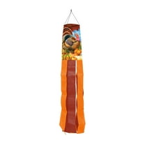 Briarwood Lane Turkey And Pumpkins Windsock Wind Twister