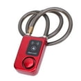thumbnail image 1 of Keyless BT Motorcycle Lock, IP44 Water Resistant with Alarm APP Unlocking Vibration Alarm, Anti Tamper Motorcycle Lock for Anti Theft, 1 of 7