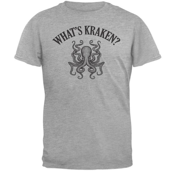 What's Kraken? Mens T Shirt Heather MD