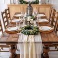 thumbnail image 6 of Burnt Orange Beige Striped Round Placemats Set of 6 for Dinning Tables,Heat-proof Braided Table Mats 13 Inch,Modern Farmhouse Retro Lines Washable Place Mat for Kitchen Restaurant Party Table Decor, 6 of 9