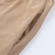 thumbnail image 3 of Vestido camisero de pana de manga larga para mujer: botonadura sencilla, liso, informal, falda larga, 3 of 7