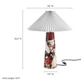 thumbnail image 4 of Nera Table Lamp in Red, 4 of 10
