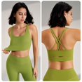thumbnail image 6 of Womens Sports Bras Sports Fitness Bra Yoga Running Bra Dry Wicking Bra Bras for Women No Underwire Green S, 6 of 7