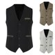 thumbnail image 4 of Mens Dress Suit Vest 4 Button V Neck Formal Business Comfortable Soft Costume, 4 of 8