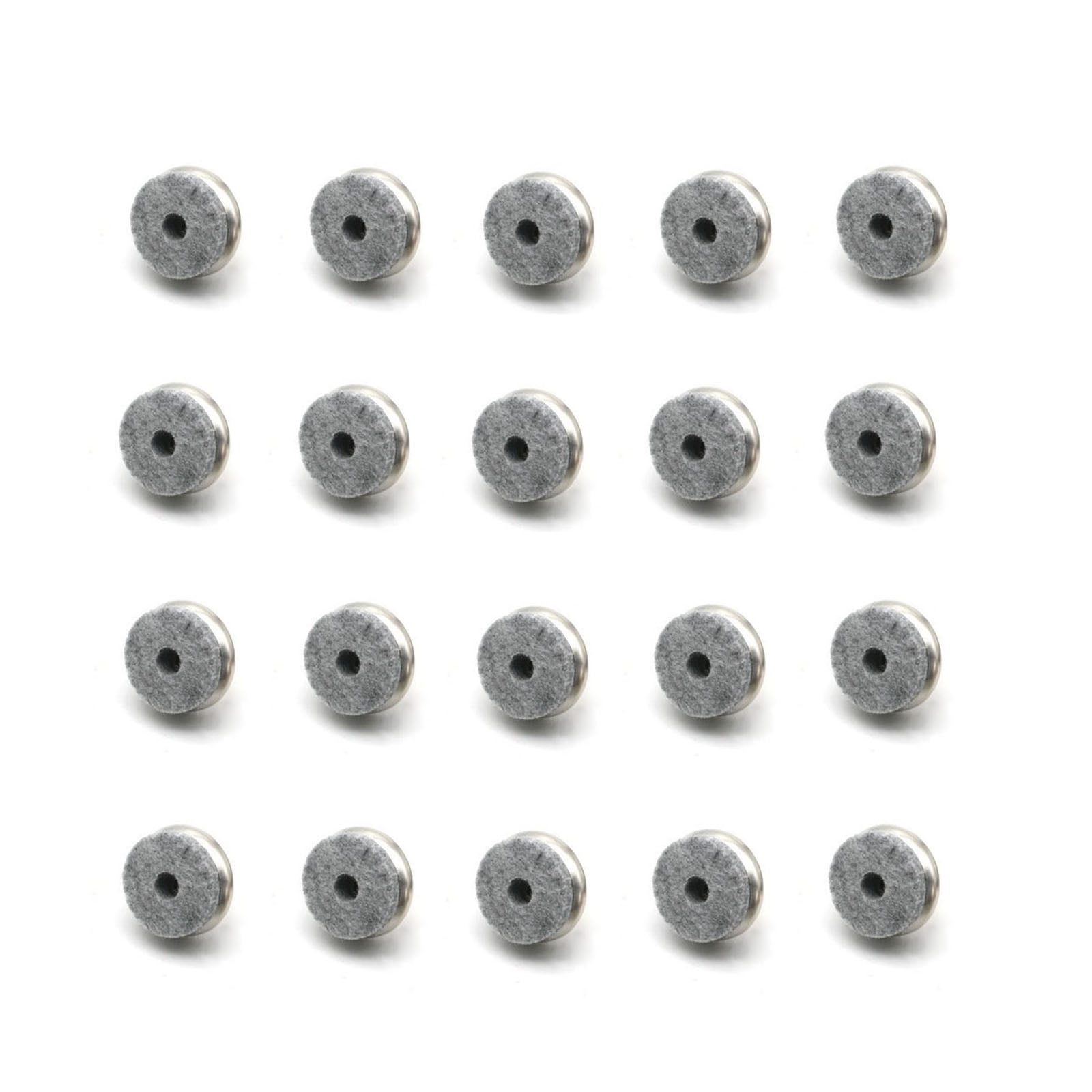 JNANEEI 20 Pcs ScrewOn Furniture Felt Pads Furniture Glides Chair