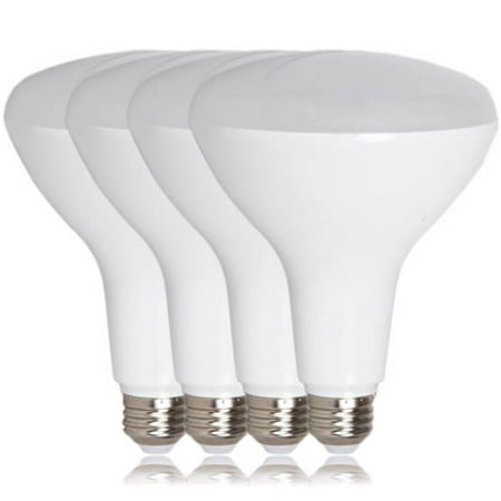

Maxxima LED BR40 75 Watt Equivalent Dimmable Light Bulb 12 Watt Warm White 1100 Lumens Energy Star 3000K (Pack of 4)