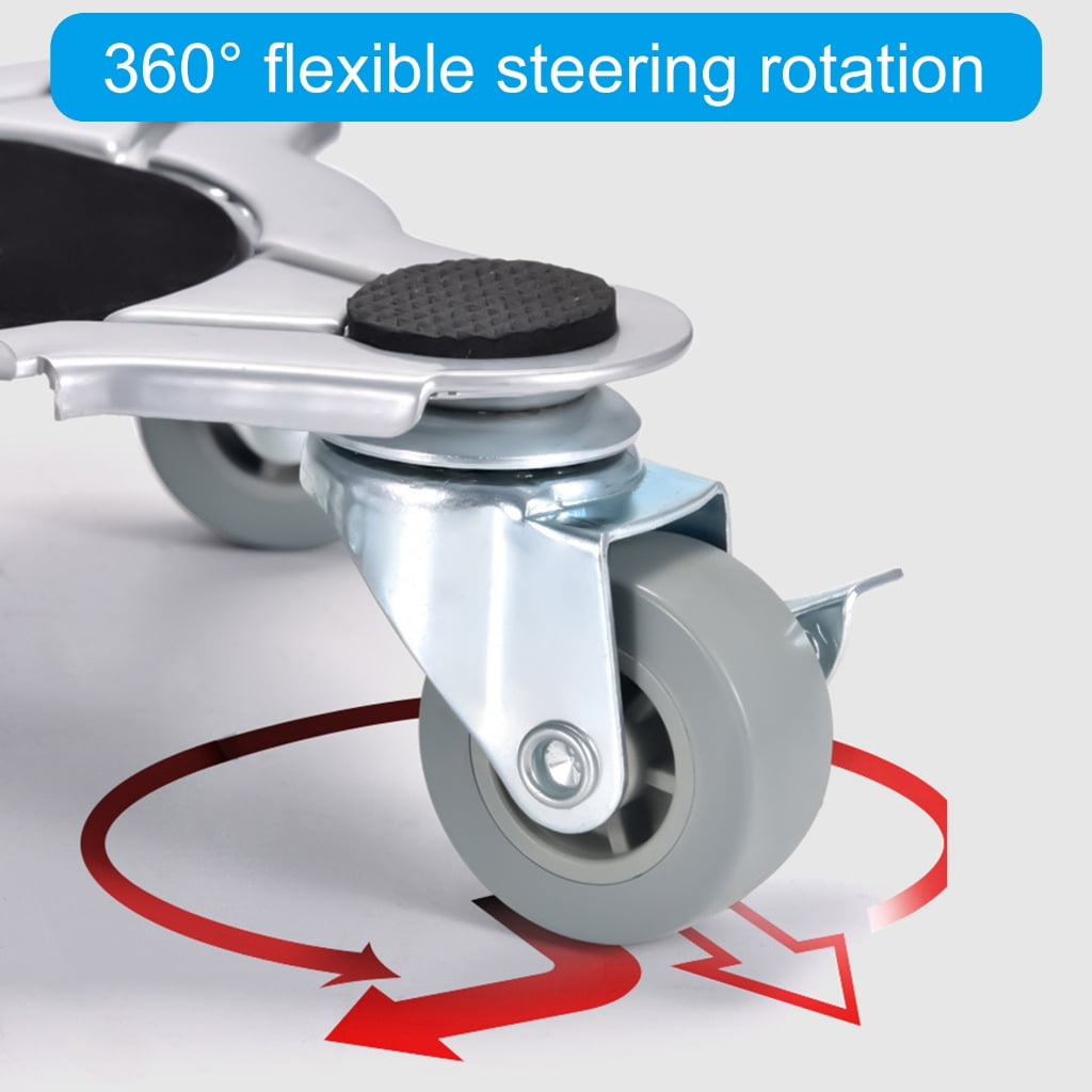 Furniture Movers Roller Set 360 Rotates Wheel Dollies for Heavy Objects ABS Wheel with Brakes urniture Transport Rollers