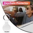 thumbnail image 4 of Funda protectora de silicona para Apple Airtags Locator Cover Case (Blanco), 4 of 5