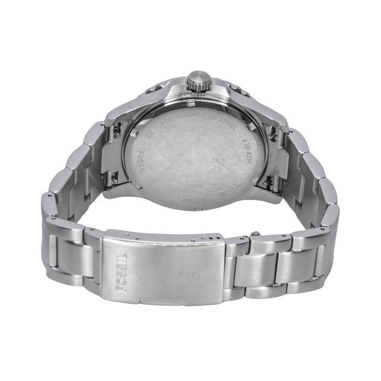 Fossil 42 x 11 mm Blue Dive Stainless Steel Black Dial  display picture 1