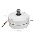thumbnail image 1 of Generator 600W 800W 1000W 12V 24V 48V 3 Phase Gearless Permanent Magnet AC Alternators Use For Wind Water Turbine Diesel Engine ,Easy Installation, 1 of 4