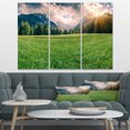 thumbnail image 1 of Triglav Mountain Panorama - Landscape Photography Canvas Print, 1 of 3