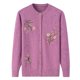 thumbnail image 1 of Ropa de primavera y otoño para mujeres de mediana edad, suéter de madre, suéter fino, cárdigan de mujer, abrigo de camisa pequeña de mediana edad y anciana, 1 of 4
