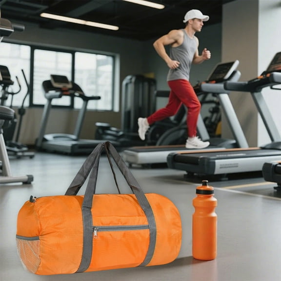 DcGZvy Small Tote Bag with Zipper Sports Bag, Foldable Sports Bags for Women Cute Duffle Bag, Mens Travel Duffle Bag Duffle Bag Men