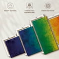 thumbnail image 6 of Elephant Stock Rainbow Colors Wall Art - Horizontal Multi Panel Canvas - Living Room Wall Decor - Advocacy Art Multi Panel - Blue And Red Decor - 55" x 24", 6 of 8