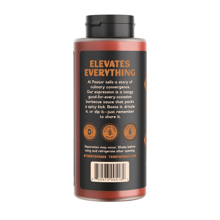 Tenayo Spicy Al Pastor Mexican-Style Barbecue Sauce, 14.5 oz