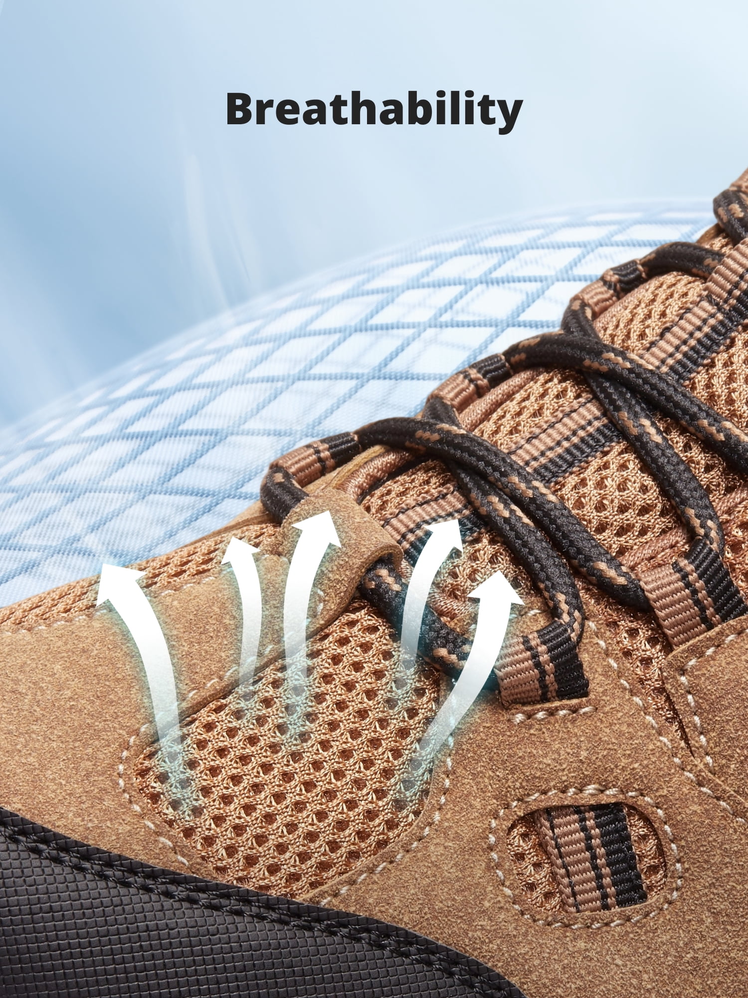 CAMEL Men's Hiking Shoes Lightweight Comfort Sneakers Male Breathable Athletic Shoes Outdoor Running Walking