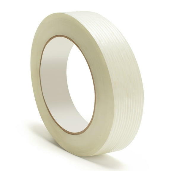 SSBM 3/4" x 60 Yards (180 Feet) Fiberglass Filament Tape, 4 Mil, Packaging Use, 48 Rolls