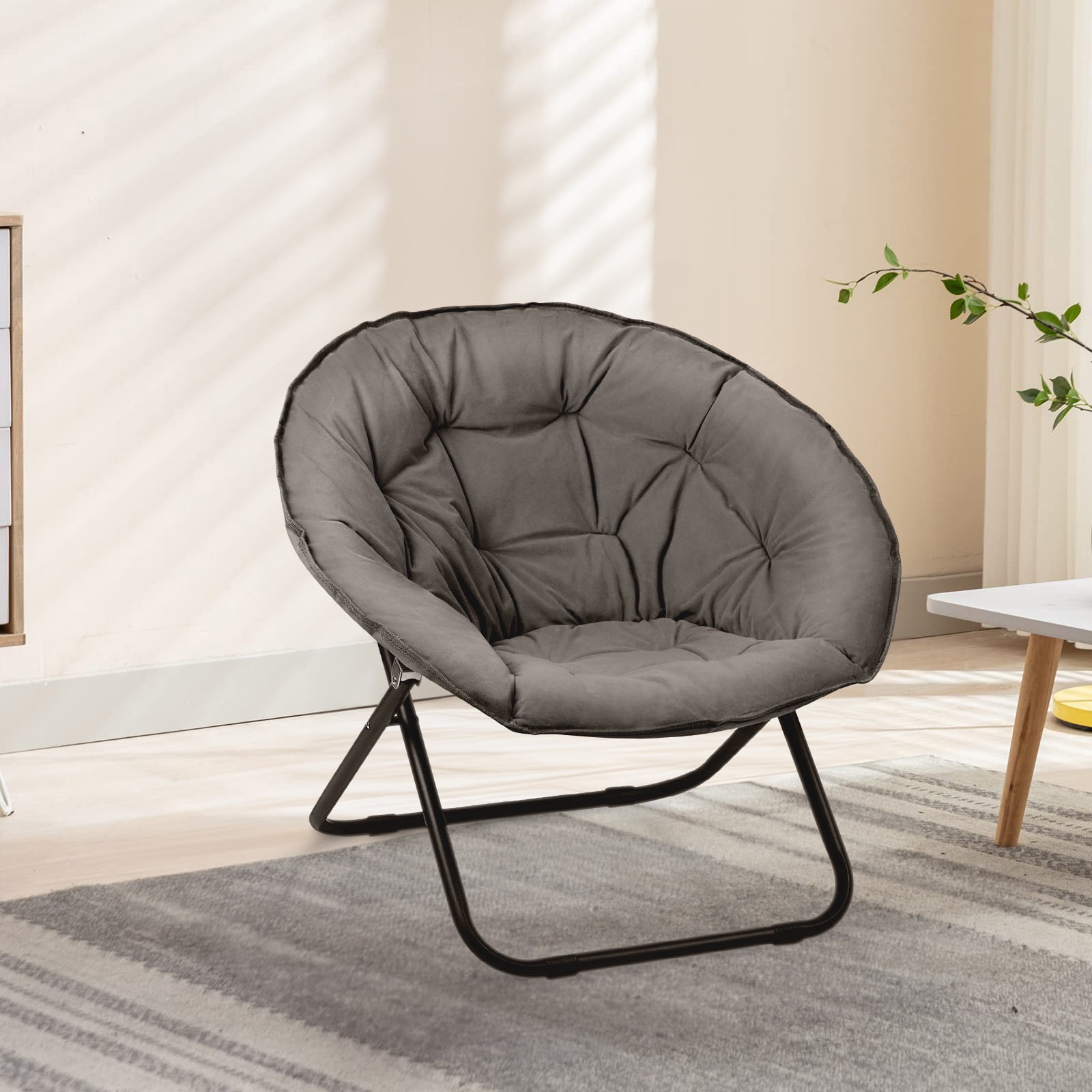 Grezone Folding Saucer Moon Chair