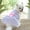 #036-Blue-L, variant on Cheapark Pet Clothing Pet Apparel Trendy Stylish Outfit For Small To Medium Pets All Seasons Fashion Dress And Skirt For Daily Wear