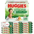 thumbnail image 1 of Toallitas húmedas para bebé HUGGIES extra grandes sin fragancia, 588 unidades, 1 of 7