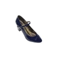 thumbnail image 1 of ZAPATILLAS TACONES LEON AZUL MARINO DAMA MUJER CHAROL 9600 LEON 9600, 1 of 3