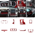 thumbnail image 1 of Real Bright Soft Car Interior Carbon Fiber Sticker Decoration14Pcs Red Carbon Fiber Full Interior Kit Cover For Toyota Tacoma 2012-15Auto Car Protection Interior Accessories, 1 of 8