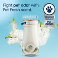 thumbnail image 3 of Glade PlugIns Refills Air Freshener Starter Kit, Scented and Essential Oils for Home and Bathroom, Pet Fresh Scent, Pet Odor-Fighting, 1.34 Fl oz, 1 Warmer + 2 Refills, 3 of 13
