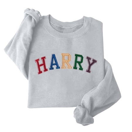 JIAYUE Boy s Sweatshirt For Kids Casual Crew Neck Letter Print Stylish Long Sleeve Pullover Sweatshirts Hoodless Back to School For Everyday Loose Fit Active Play Wear 4-5 Years