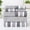 D, variant on 8 Piece Striped Towel Set Absorbent Bathroom Towels 2 Bath Towels 2 Hand Towels 4 Towels Home Bathroom Hotel and Spa Salon Towels Bathroom Supplies 37X27X16cm Home Decor