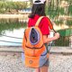 thumbnail image 5 of Mochila porta mascotas para perros y gatos, bolsa de viaje para perros pequeños, bicicleta, senderismo al aire libre, 5 of 7